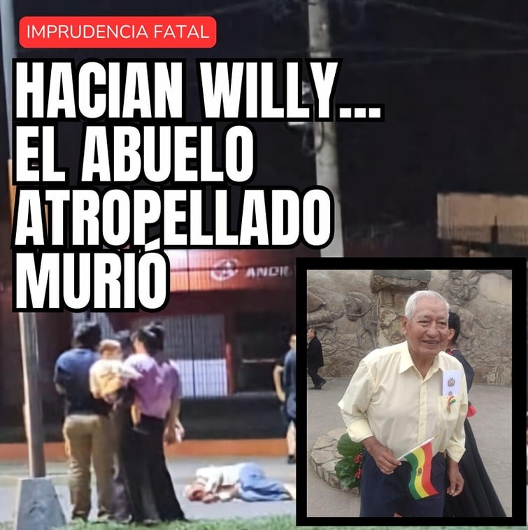 HACIAN WILLY.... EL ABUELO ATROPELLADO MURIÓ 